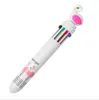 Small fresh creativity lovely new style oil pen multi-function multi-color ball point pen. Children and adults can use