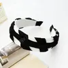 Vintage Patchwork Braided Bezel Hairband Women Hair Accessories Girls Haar Headband Opaska Do Wlosow Bandeau Femme Diademas2137561