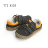 Copodenieve -märke högkvalitativt modetyg sömmar barn barn skor för pojkar och flickor vår barfota sneakers LJ201203
