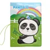 Söta panda passhållare tecknad korthållare biljett passöverdrag