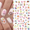 Наклейка для ногтей 3D Full Nail Ins Ins is Rose Цветы Человеческое лицо Новые Дизайн Красочные Наклейки Наклейка Nail Art Инструменты Водонепроницаемые Ногтей Аксессуары