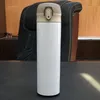 Сублимационные изолированные 17 унции бутылки воды белые пустые DIY Photo Print Thermos 500ML из нержавеющей стали Thermos Thermos морской корабль