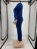 Tvåbitar Set Tracksuits Fall Kläder för Kvinnor Zipper Hoodie Jogging Suit Leggings Plus Size Partihandel För Business K8612