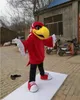 Karnaval Yetişkin Kırmızı Kartal Maskot Kostüm Gerçek Resimler Deluxe Parti Kuş Şahin, Falcon Maskot Kostüm Fabrika S