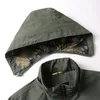 Erkekler askeri ceket gündelik bombardıman pilot ceketler erkek katı gevşek fermuar taktik paltolar dış giyim kargo rüzgar kırıcı 201127
