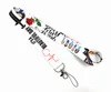 Small whole 10pcs cartoon Anime Badge Lanyard Key Chain Gift Key Chain Neck Strap Keys Iphone ID Card4129144