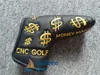 Ultimo symbol dollar ricamato da golf putter testa di copertura moneta market golf blade club esplosioni lshaped 3colors 2010284417300