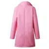 Lguch Long Coat Woman Autumn Winter Women Windbreaker فضفاضة معاطف وسترات مريحة للنساء ملابس وردي Abrigo Femme 201221