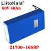 LIITOKALA 60V20AH 35AH 30AH 40AH Baterias Bateria Bateria 67.2V Elétrica 21700 Bicicleta Células de Lítio Scooter 60V 1000 W Bateria Ebike