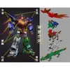 Figuras de brinquedo de a￧￣o 5 em 1 Assembl￩ia Dinozords Transforma￧￣o Ranger MEGAZORD ROBOT CRIANￇAS TROYS GORES DE 201202