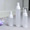 100pcs 15ml 20ml 30ml 50ml Empty Airless Bottle Frosted Matte Vacuum Pump Lotion Essence Perfume Spray Bottlespls order