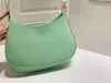 2023 Echt Leer Topkwaliteit Dames Geborstelde Tote Bag Spiegel Kwaliteit Nylon Leer Luxe Designer Heren Dames Schoudertas Onderarm Hobo Crossbody Tassen Handtassen