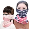 Réchauffeur d'hiver Warrière Bouche Cachemire Visage Masque Couvre Écharpe Enfants Adulte Complet Earcules Protection pour Vélos Ski Moto Foulard LJJK2497