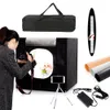 Freeshipping 60 * 60 cm led-foto studio licht tent softbox schieten licht tent zachte doos + draagbare tas + AC-adapter voor sieraden speelgoed schoten