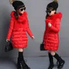 Зимние девушки куртка для девочек пальто детей с капюшоном теплый верхнее одежда для девочек одежда детская куртка 4 5 6 7 8 9 10 11 12 лет LJ201130