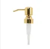 28/400 Zeepdispenser Pumps Gold Black Copper Messing Brons Roestbewijs 304 Roestvrijstalen vloeibare pomp voor keuken Badkamer Jar niet inbegrepen