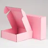 Corrugated Paper Boxes Colored Gift Wrap Packaging Folding Square Packing Jewelry Packing Cardboard Box 15155cm RRA111517342231