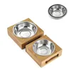 Kot Pies Feeder Bowls dla psów Koty Pet Food Bowl Comedero Perro Miska DLA PSA Gamelle Chien Chat Voerbak Y200917