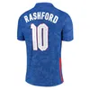 2021 Kane Rashford Mens Soccer Jerseys Sterling Gomez Sancho Dele Maddison Trippier Rose Home Away Football Shirt زيت زي قصير