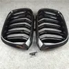 Araba Bodykit Parçaları 2-Slat Bidney Izgara Izgara Abs BMW X3 G01 X4 G02 Parlak Siyah / M Renkli Ön Yarış Izgara