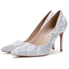 Sukienka buty nowe kryształowe buty cekiny szpiczaste wysokie obcasy księżniczka dorosłych biały koronki ślub 220303