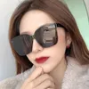 Sunglasses 2021 Trendy Large Square Clear Lens Shape For Women Retro Brand Designer Fashion Gothic Sun Glasses G1751 267Y