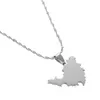 Sint Maarten & Saint-Martin Island Map Pendant Necklace Saint Martin Jewelry Netherlands Gifts