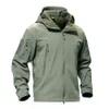 Magcomsen Shark Cilt Askeri Ceket Erkekler Softshell Waterpoof Camo Giyim Taktik Kamuflaj Ordu Hoody Ceket Erkek Kış Coat 201111