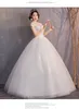 Elegant Wedding Dresses Plus Size Ball Gown O-Neck Cap Sleeve Lace Appliques Cheap Illusion Bride Gowns Vestidos De Noiva 2020