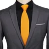 Szyi sitonjwly 6 cm swobodne męskie krawat krawat czarny dzianina dla mężczyzny