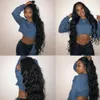Long Brazilian Body Wave Lace Front Wig 28 30 32 34 36 38 40 Inches Lace Front Human Hair Wigs Pre Plucked Remy Lace Wigs5546243