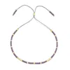 Bracelet en perles de verre MIYUKI japonaises colorées, brins de perles de rocaille, couleur arc-en-ciel, bijoux d'été