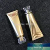 80ml Gold Cosmetic Foundation Package, DIY Empty Plastic Portable Travel Facial Cream Container, 80g Hose Soft Hand Cream Tube