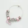 New Pandora designer di gioielli di lusso braccialetto da donna braccialetto di fascino lega bracciale a vite bracciali regalo da donna Bracciale Donna origin207F