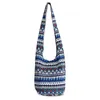 NXY Shopping Väskor Kvinnor Hippie Shoulder Travel Bag Stora Etniska Tote Handväska 220128