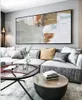 Moderno semplice astratto soggiorno dipinti decorativi divano sfondo pittura murale arte pittura a olio atmosferica villa appesa