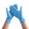 DHL 24 horas ¡Envío! Guantes desechables de nitrilo azul sin polvo (sin látex) - paquete de 100 piezas guantes Guantes antideslizantes antiácidos FY4036