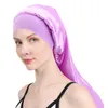 Extra große lange Haare, elastisch, breit, Satin-Haube, Schlafmütze, Wickel-Nachtmütze, Haarpflege-Haube für Damen, Herren, Unisex, Mütze