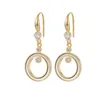 Jewelry Earrings Charm Diamonds gold Cupreous Gilt personalized pendant stylish style earrings