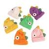 2-6Y Dinosaur Tricoté Enfants Bonnet Chapeaux Infantile Bébé Garçon Fille Chapeau Chaud Enfants Bébé Automne Hiver Filles Chapeau Pour Enfants Toddler Y201024