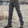 ReFire Gear Militaire Pantalon Cargo Tactique Hommes SWAT Combat Rip-Stop Beaucoup Poche Armée Pantalon Stretch Coton Casual Travail Pantalon 201221