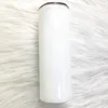 20 uncji Pusta powłoka sublimacji do wymiany ciepła Skinny Tumbler Ze Stali Nierdzewnej Stright Bumblery DIY Boże Narodzenie prezent