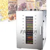 8 Trays Food Dehydrator Fruits Drying Machine Dryer For Vegetables Dried Fruit Meat Drying Maker Stainless kitchen Equipment