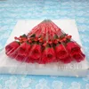 Zeeproos Zeepbloemblaadje voor Bruiloft Valentijnsdag Moederdag Leraar Dag Gift Decoratie Rose Flower Party Gunst T10I50