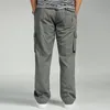 Мужчины грузовые брюки мужчина в целом свободные рабочие брюки военные армии зеленый плюс размер 4xL 5XL 6xL рабочие хаки длинные мешковатые штаны 201113