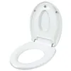 Alta qualidade redonda adulto assento de toalete com criança potty tampa de treinamento potty treinamento de taking design de amortecedor pp material assentos lj201110