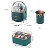 Makeup Makeup Jewelry Storage Portable Lipstick Holder Box Desktop Storage Dammtät arrangör Fashion Cosmetic Brush Y1113 Drawer193o