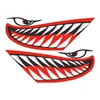 Shark Mouth Stickers Creative Animal Tands Scraffiti Decal voor JDM SUV Bagage Motorfiets Truck Pick-up Windows Tail Bumper Wall Cartoon Decals