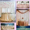 10pcs Round Sequin Table Cloth Wedding Table Decoration Glitter Party Banquet Christmas Birthday Gold 80cm/120cm