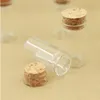 100pcs/lot Glass Bottle 22*40mm Test Tube Cork Stopper Mini Spice Bottles Container Small DIY Jars Vials Tiny glasshigh qualtity